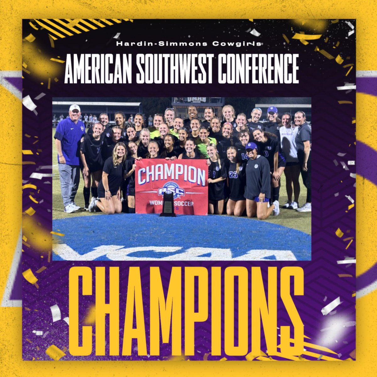 Your 2025 ASC Women's Soccer Champions 🏆