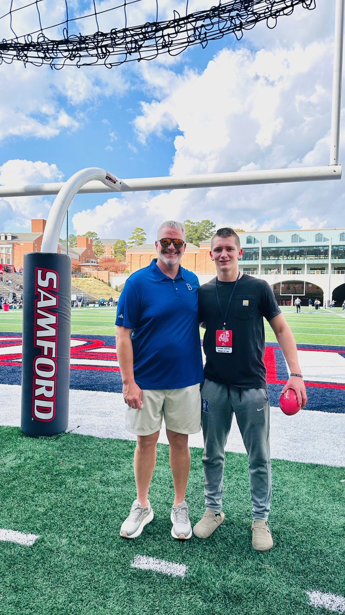 Excited to have visited <a href="/SamfordFootball/">Samford Football</a> today. Incredible campus and first-class facilities. Grateful for the hospitality.

<a href="/T_Zielenske5/">Tyler Zielenske</a> <a href="/HatchAttack1/">Chris Hatcher</a> <a href="/RecruitGeorgia/">Recruit Georgia</a> <a href="/NwGaFootball/">NwGa Football</a> <a href="/GATABHSdevils/">Bremen Football</a> <a href="/BremenRecruits/">Bremen Football</a> <a href="/BeforeYouGoPro/">Before You Go Pro</a> @asherharrelson <a href="/ashercolin51/">Asher Colin Harrelson</a>