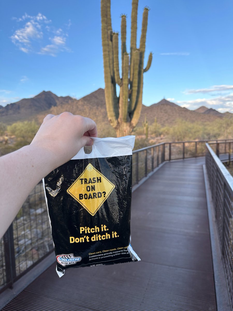 Pack it in, pack it out. 💪 Where has your trash bag traveled to lately?