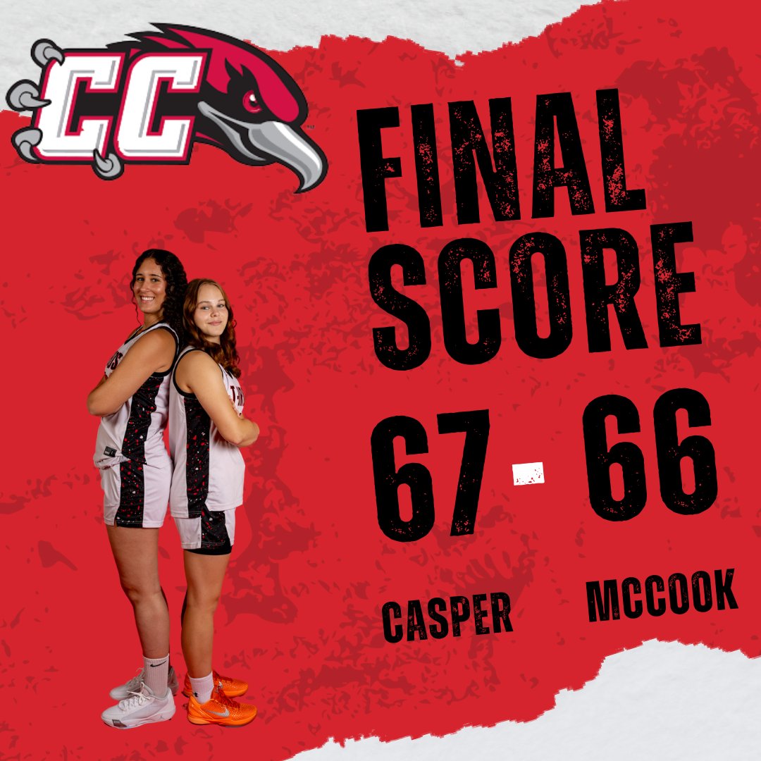 The Lady T-Birds get a gritty 67-66 win over McCook tonight. Go T-Birds! #OWNTHESKY #FLYASONE #BIRDUP #CCWB