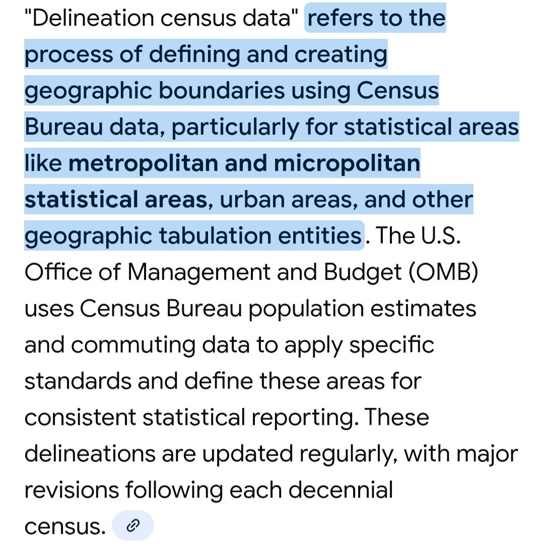NonHumanMedia1's tweet image. Since people are still confused about this...Disaggregation is the correct technical term that has been used by academics and government agencies for decades

The term delineation is not standard terminology and actually refers to something else when talking about census data