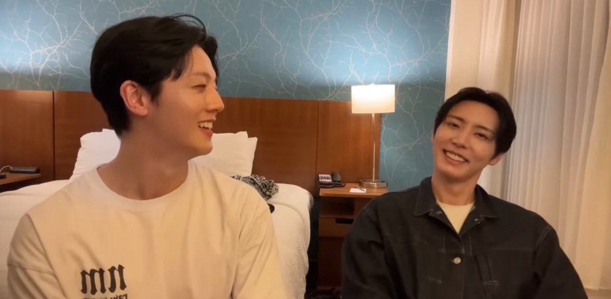 JPrfct9's tweet photo. I don’t have time to post clips from the YB JY live, but here’s what they talked about: 

Youngbin went to Walmart and said they had a lot of pretty stuff, and he bought a hoodie. 

They’ve been happy to see that ramen is available everywhere, although they like the food here too 

JY likes Arby’s curly fries 😂 

They like having separate hotel rooms just to get some time alone 

The traveling is a lot, but they’re used to it now. At first they were impressed by American rest stops but now it’s just normal

Jaeyoon ran in Philly and enjoyed it although it was cold. Youngbin said he intended to run in Central Park and got ready in shorts and everything, took one step outside and said, nope, too cold. Went back in, changed, and took a walk instead. 

They said running is a bit of a risk. If they get sick there’s no backup plan, So they brought a huge bottle of Tylenol w them and they’re using it 😅 as soon as they feel a twinge 

Jaeyoon says he’s proud that the three oldest are so much better at taking care of their bodies since coming back from the military. They know their limits, rest, eat well, and don’t push too hard. 

Jaeyoon says we’ll see it in the behind film, but they’re taking good care of their throats and voices too, warming up properly. He says Hwiyoung sticks close to him backstage and Jaeyoon encourages him before every performance. 

As others have reported, both Hwiyoung and Youngbin had their pants rip during a stage. Jaeyoon says ripping is just part of the process, and they perform with so much passion that it’s too much for the leather pants to handle 😂 

They report that European fans like to sing along and American fans like to cheer 

Youngbin wanted to buy fridge magnets in every city but apparently HusBin is too frugal and $10 per magnet is asking too much, so he’ll just take photos. But he was proud of getting a deal on a souvenir for his sister in London—the salesclerk made a mistake, realized it, and let him have it for the lower price anyway 

They’re feeling fully adjusted to US time now, but they’re a bit concerned about the turnaround to FNC Kingdom (in Japan) when they get home. It’s less than 3 days. But they’re said everyone is touring so they won’t be the only ones feeling upside down. 

They also wanted to do an encore concert in Korea but they couldn’t get a venue—everywhere was booked a year out. They thought about going to another city like Incheon but the company vetoed it thinking KFantasy wouldn’t go for it. 

So they’re focusing on planning the next album and comeback, concerts for next year, and the 10th anniversary. 

That’s it, pretty much in chronological order. TBH just watching them enjoy their dinner is entertaining enough. 🥰 

#JAEYOON #YOUNGBIN
#SF9inUSA