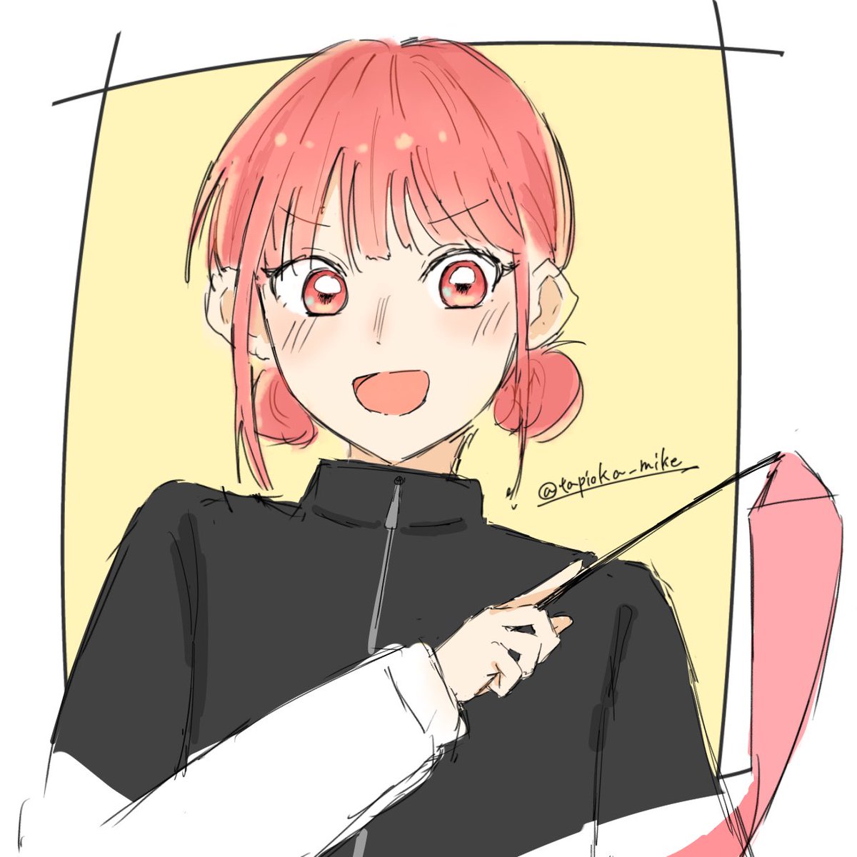 久々に蝶野さん描いた！