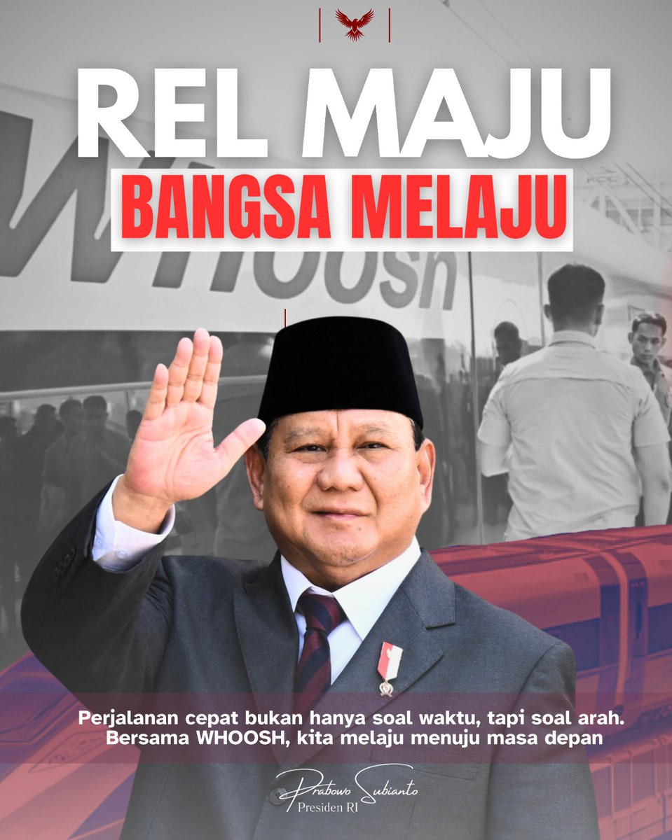Valll444444's tweet photo. “Rasakan sensasi melesat 350 km/jam tanpa macet!
#WaktuLebihBerharga
#DariRaguKeMaju
#WhooshUntukSemua
#MobilitasBaruIndonesia
#BanggaWhoosh https://t.co/lggFEquL53