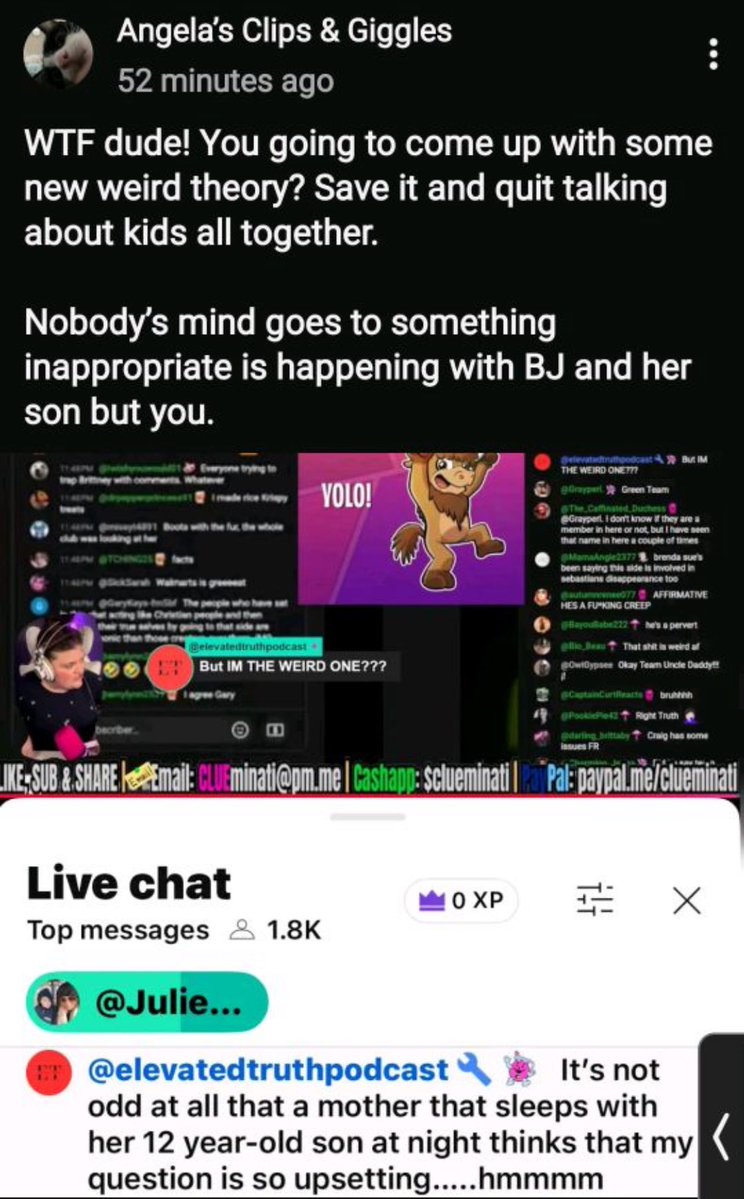 BSunflower77's tweet image. I agree with Angela saying such things about minor children is cringey. 😬 maybe why some have questions?!?! Click photo below ⬇️⬇️⬇️