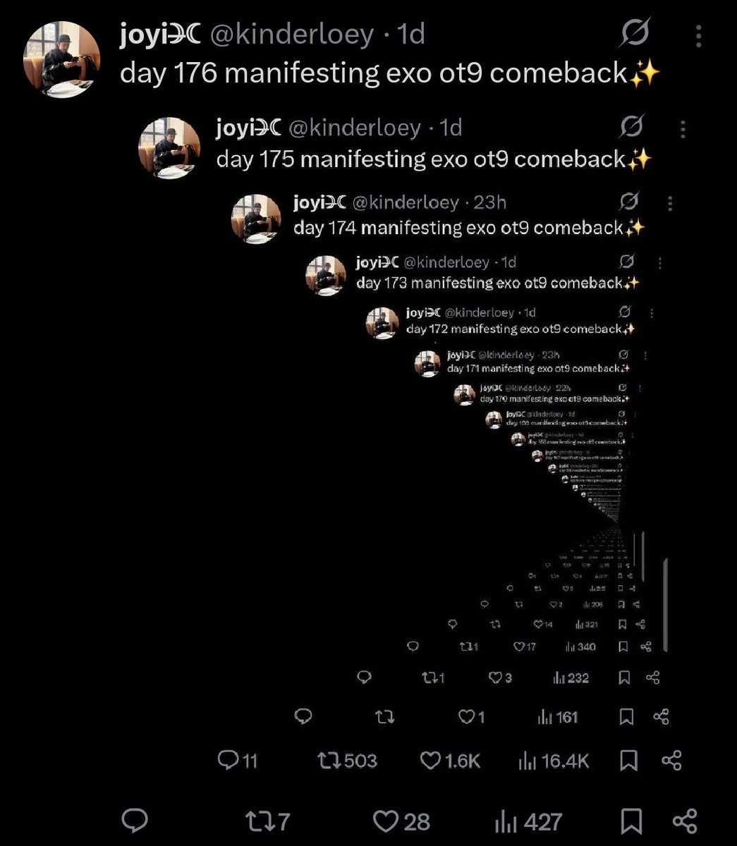 day 177 manifesting exo ot9 comeback✨