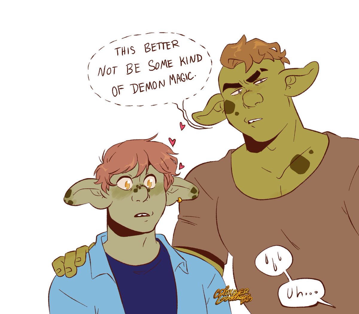 Boy, calm down 