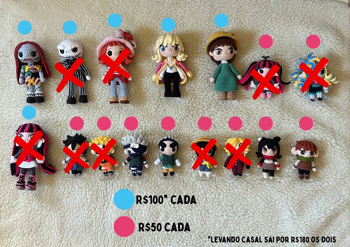 vitzinhasurtos's tweet image. ATUALIZAÇÕES dos que ainda tem disponível! Desde já muito obrigada todo mundo que comprou e compartilhou 😭😭😭 tem vários que seguem disponíveis, se tiver interesse é só me chamar! Aceito encomendas dos MINIS com previsão de entrega pra dezembro 💖