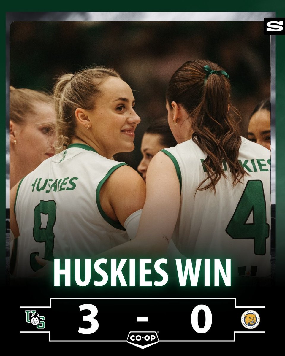 Two days, two dubs. The Huskies stay hot!

Leading the pack was Taryn Hannah with 9 points, followed by Jessica Bergstrom with 8, and Keely Anderson with 6. 

#HuskiePride | #PowerofthePack