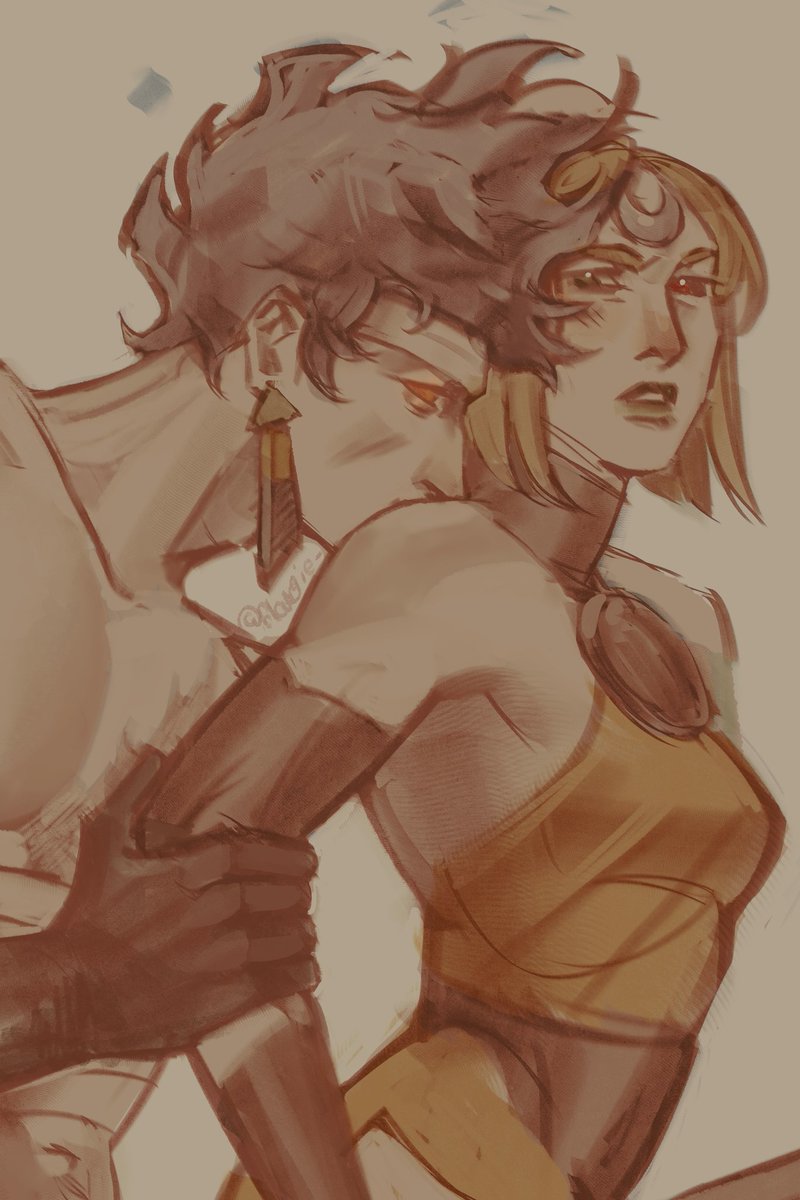 psychom4gnet's tweet image. #witchflame #flamewitch (?)
quick sketch