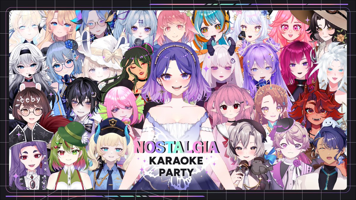 [🔴 LIVE NOW]

IT'S TIME TO KARAOKE PARTY! Come join us for a trip down memory lane in my Nostalgia Karaoke Party ft. 30 VTuber guests~

🔗 Streaming places in QRT