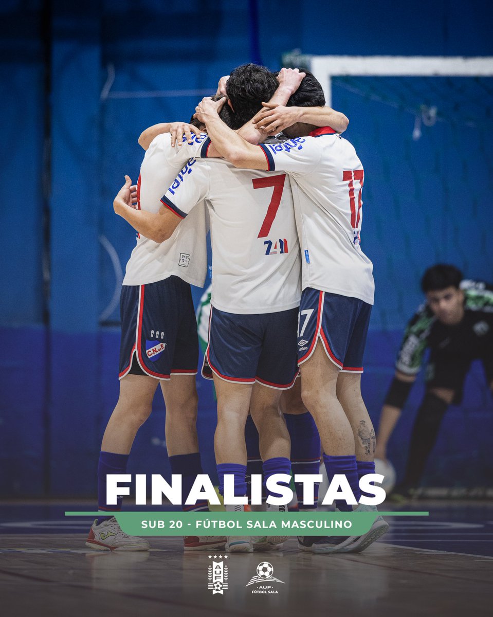 🎟 𝗔 𝗟𝗔 𝗙𝗜𝗡𝗔𝗟

Nacional venció 8-4 a Racing y va por el Campeonato Uruguayo sub-20.

#SalaUruguayo