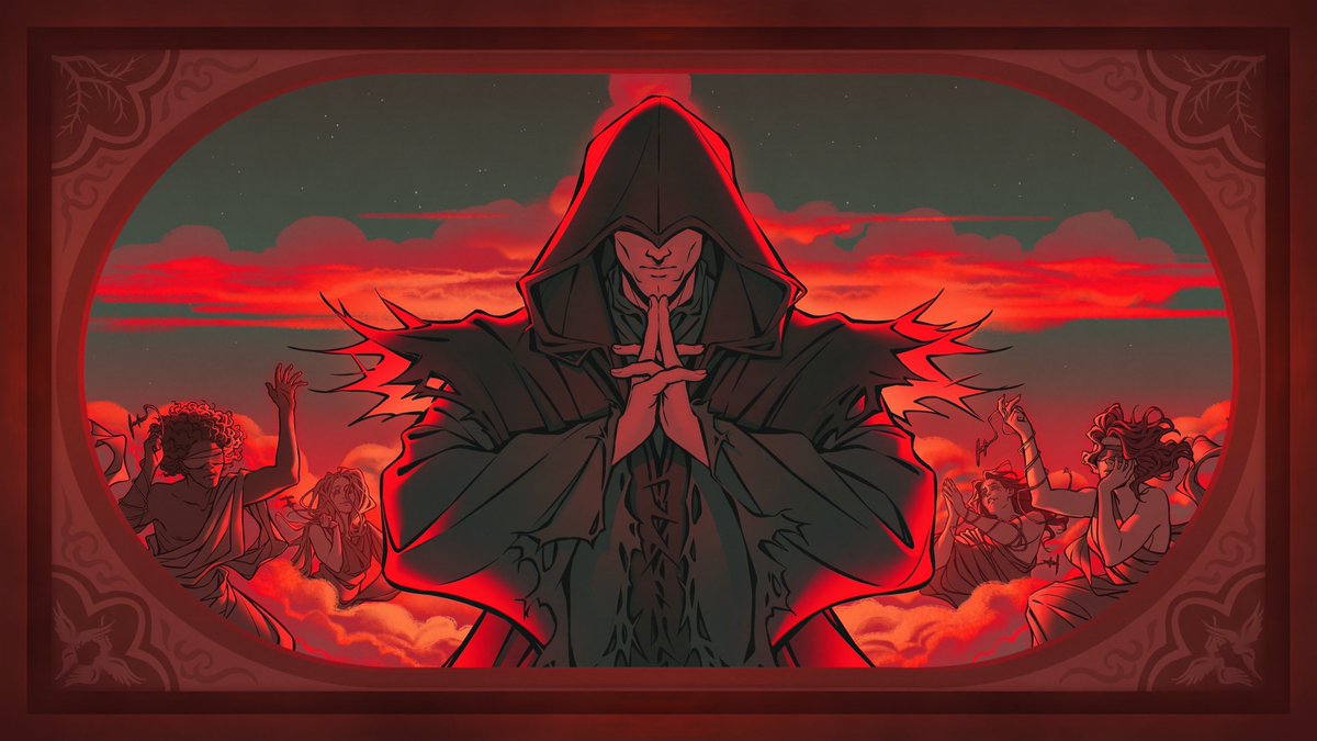 Arte que fiz pra thumbnail do ep 3 de #Hexatombe