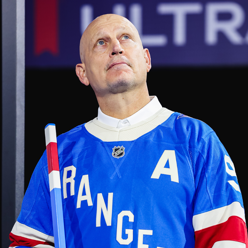 NYRangers's tweet photo. Celebrating a few #NYR legends who turned defining moments into core memories ️💙❤️