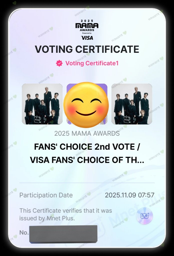 #2025MAMAVOTE #GOT7
มาค่าาาา เหลือเวลาอีกแค่ 2 วัน ช่วยรีหน่อยนะคะ🥹
