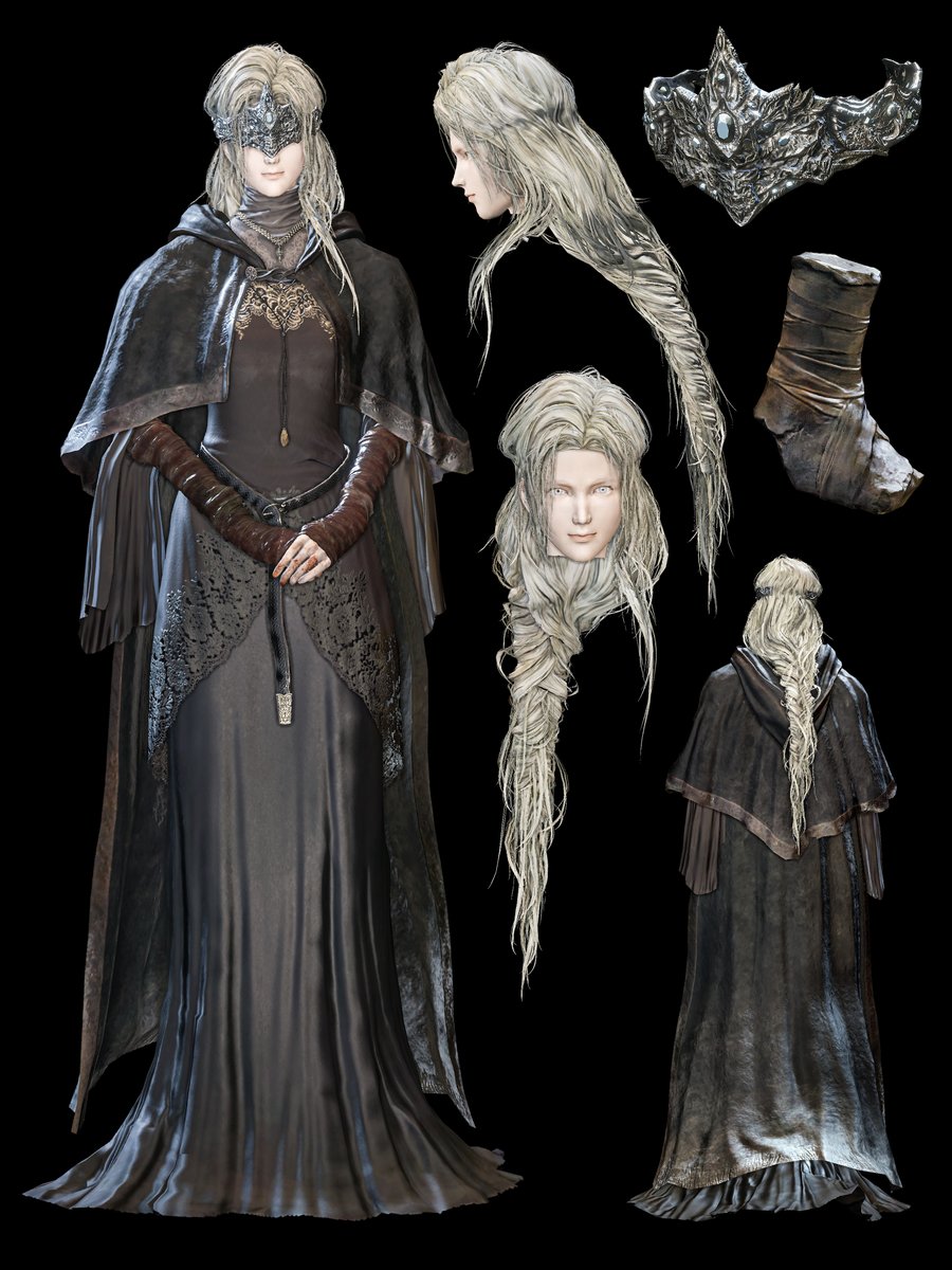 Zlofsky2nd's tweet image. 火防女 / Fire Keeper
#ダークソウル3 #DarkSouls3