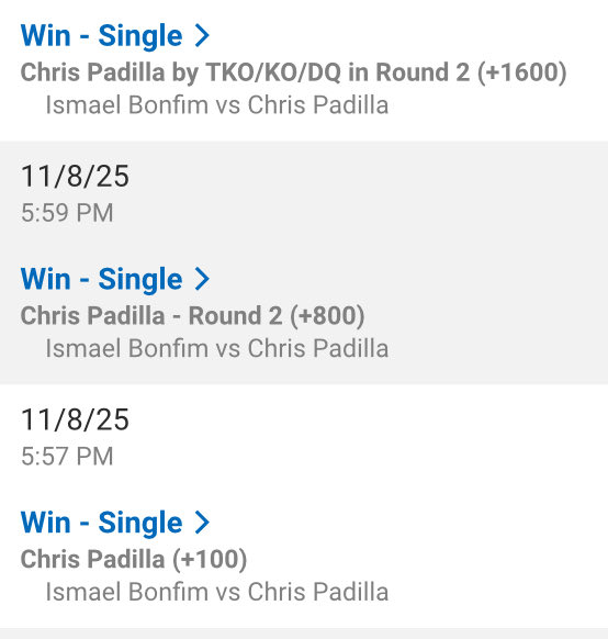 WeBeBetting's tweet photo. Only had one bet this week.  Turned out to be my biggest UFC betting win ever. https://t.co/FN1FWjsnhN