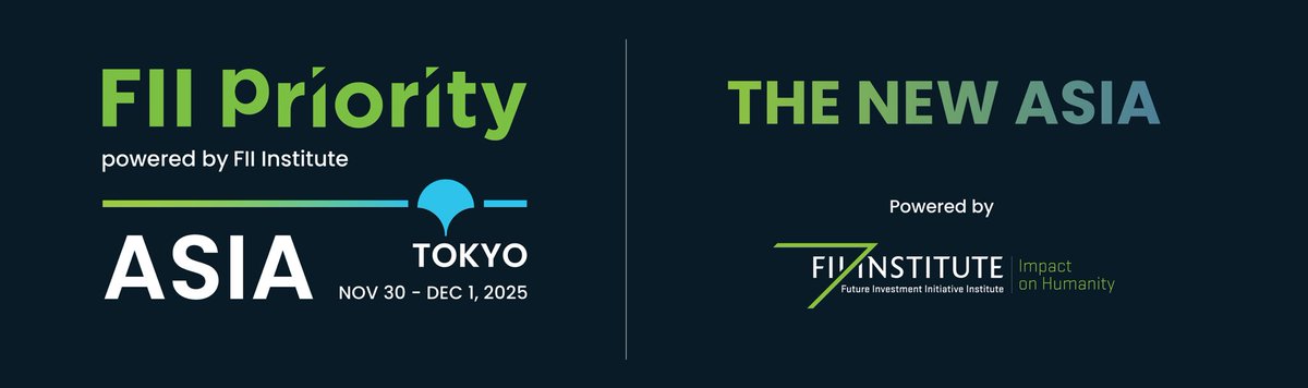 KiraNegron's tweet photo. Grateful for the invitation and look forward to contributing to the Summitโs discussions and collaborations.
FII PRIORITY Asia Summit in Tokyo, from 30 Nov to 1 Dec 2025.
#KiraNegron #FII #Tokyo @FIIKSA #SaudiAsia #GLTRCORE #PIF https://t.co/f7dgusQH69