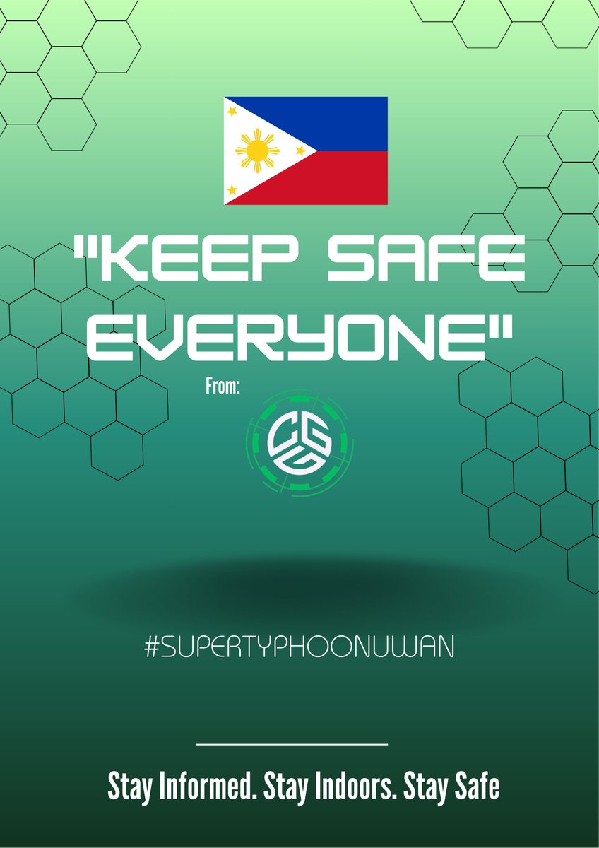 TheCrypticGG's tweet photo. ๐ต๐ญ Stay safe, Philippines.
The storm may be strong, but so are we. ๐ช
Take care of your families, secure your homes, and check on your neighbors.
From all of us at Cryptic Gaming Guild (CGG) โค๏ธ
#StaySafe #Philippines #CGG https://t.co/FGrkfQOusV
