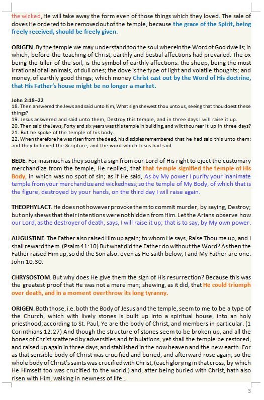 Michael65413248's tweet photo. #John2:13-22
https://t.co/X22qpn8I6O
Saints' Commentaries #CatenaAurea https://t.co/YFyqTL1Uu4
https://t.co/QJgSbqXeK8 https://t.co/RSAp7t0OZx https://t.co/13Npn3JLBk https://t.co/PFAlaffOIc https://t.co/kdXmFArZy9 https://t.co/Pz8lku5cJk
Extracts⬇️&↘️. Please click. Thanks😇 https://t.co/qiD8pmIN0v