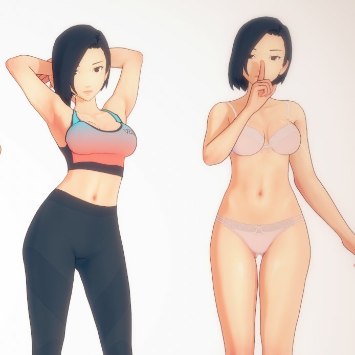 Coach Hiraguchi model from P5 is ready. Wouldn't it be nice if Sumi spent quality time with her coach?