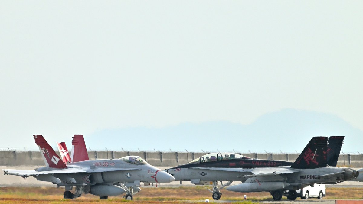 HondaF1_22's tweet image. おはようございます✈️
やっぱりデビル部隊カッコよすぎ✨
次は20end降りと離陸シーン期待してます😊

これにて2025.1105岩国基地遠征の投稿は終了
#岩国基地
#レッドデビル
#F18
#戦闘機撮影好き
#Nikonphotographer
#NikonZ8