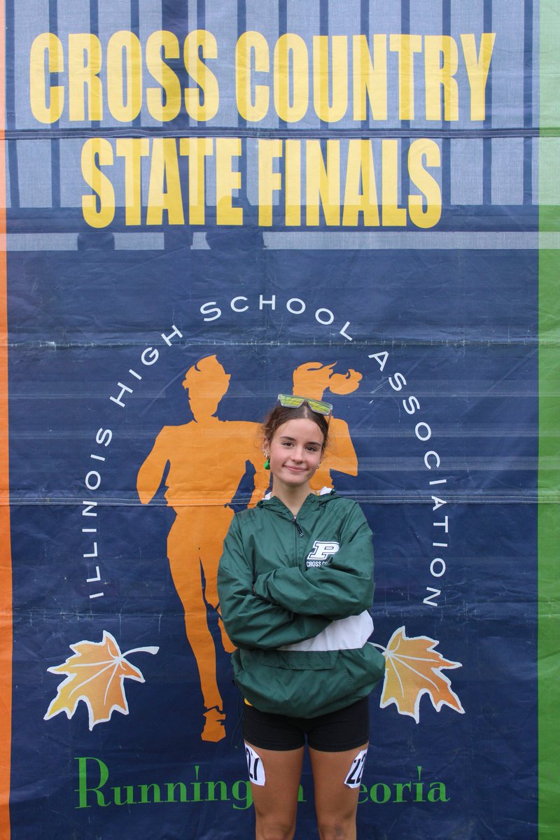 PCHSTrackXC's tweet photo. Congratulations to Brooke Rochacz on a great sophomore season that ended with a PR at the IHSA State Championship. Brooke's time of 18:28 is the 2nd fastest 3 mile in PHS history and the fastest time ever by a Wildcat at Detweiller. @WildcatsPCHS https://t.co/rRJ0t7p5wp