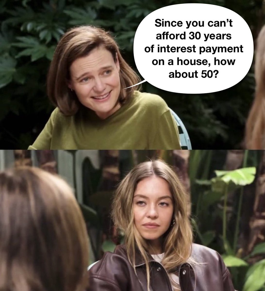 <a href="/EricLDaugh/">Eric Daugherty</a> 🚨 LESSON: Massive Govt Spending leads to longer mortgages.