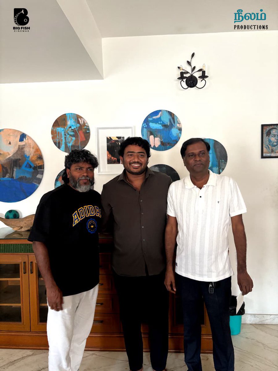 rockz_sath33239's tweet image. #BigFishCinemas is now officially collaborating with #PaRanjith ’s #NeelamProductions.💥