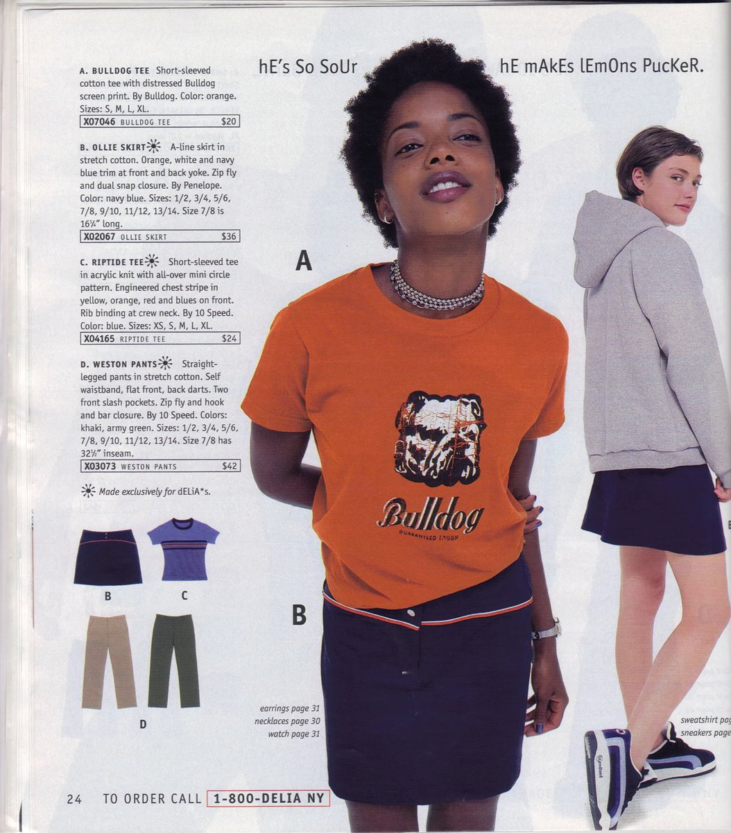 PatternsOnWalls's tweet photo. Just had a recovered memory of the dELiA*s catalog coming to our house and my sister racking up a ton of debt buying clothes from it the second she turned 18 https://t.co/wu2VFVXTR2