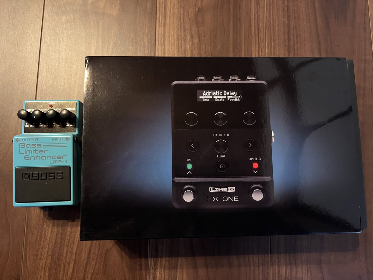 システム変更に伴いMNG！
久しぶりのLINE6ドキドキするー
BOSS LMB-3
もともとで充分良いけど、どこまでいけるかやってみる。
（※改造部品発注済み）

俺はコンプよりリミッター派。