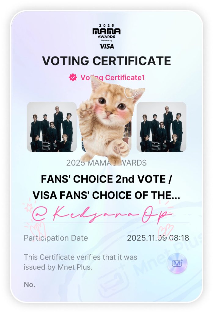 🔥Day-11 (09-11.25)🔥
โพสต์แรก ฝากรีด้วยค่ะ💚🙏🏻

โหวต MAMA ให้ GOT7💚
✅ 1 post / 1บัญชี / วัน
✅ รี = นับคะแนน 

#2025MAMAVOTE #GOT7