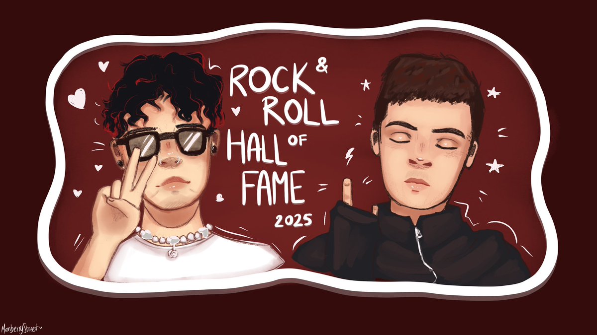 marberrystreet's tweet image. good luck boys 😋 #cliqueart