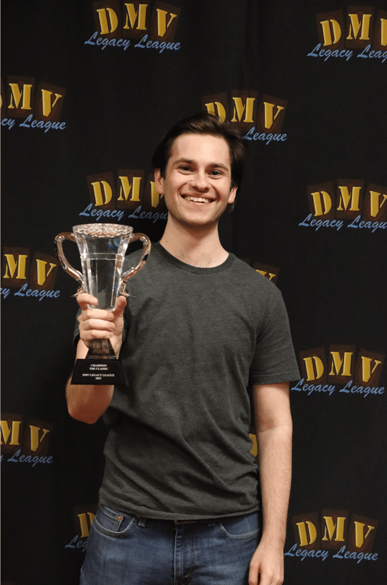 DMVLegacyLeague's tweet image. @Nathansteuer1 pulled out the swift 2-0 to take home The Classic trophy! Game 1 he pulled off Reanimate last second on Atraxa and rode her to victory. Game 2? Played carefully around a Surgical Extraction to reanimate a Barrowgoyf...and rode it to victory. Congrats!