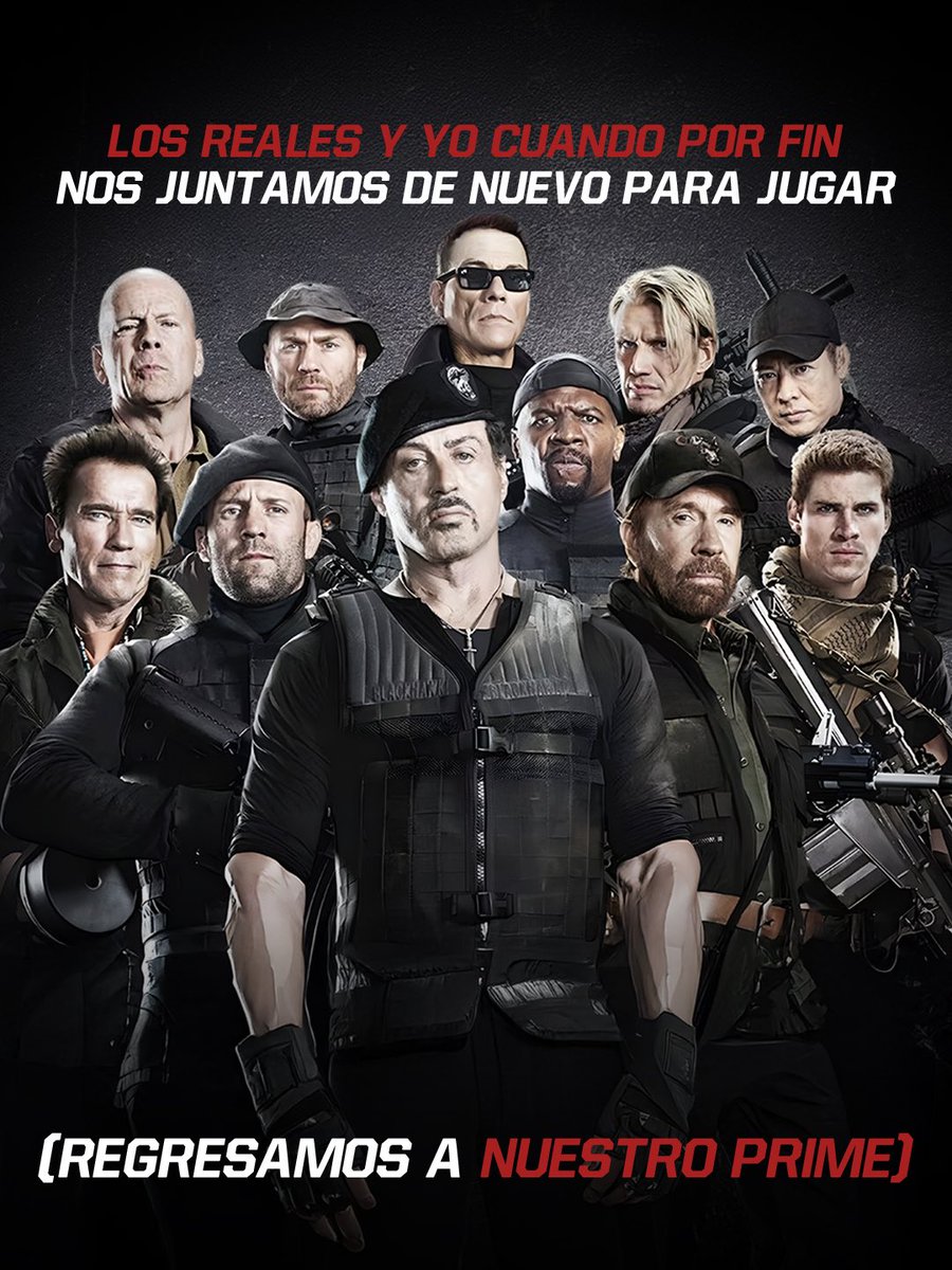 AztecaSiete's tweet photo. Si hay músculos, balas y héroes imposibles… solo puede ser Los Indestructibles. 😎💥

Vive el #PuroPoder 🔴 EN VIVO AHORA por #Azteca7 📺 y 📲 https://t.co/DeEZJIlypF 🍿 https://t.co/g0DBNkdD5Y