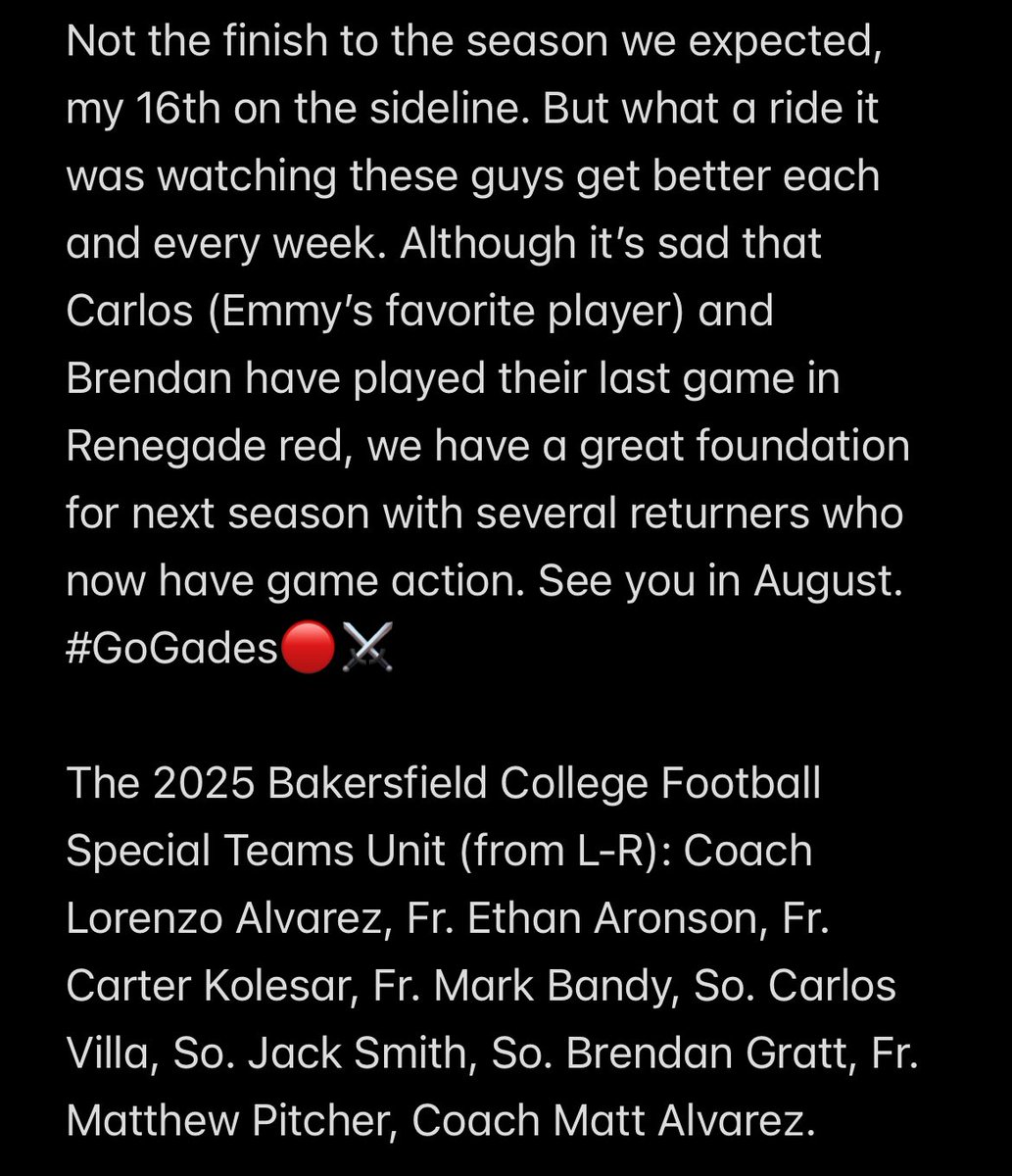 AlvarezKicking's tweet photo. #GoGades🔴⚔️ https://t.co/psYNDULgMW