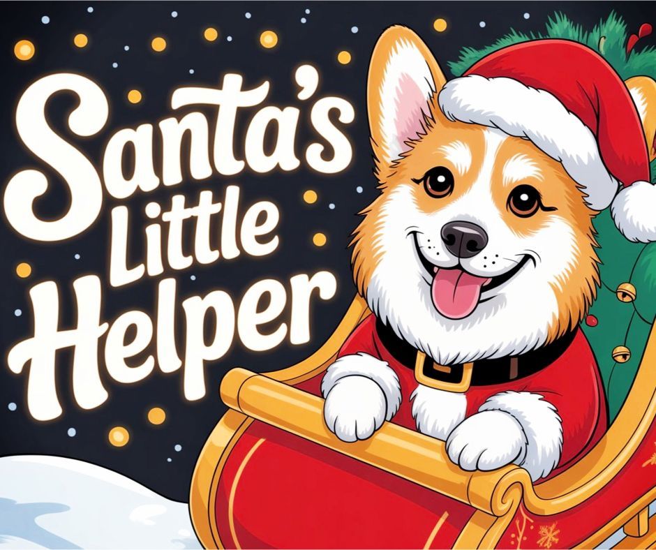 AbsoluteXmas's tweet image. Ready to sleigh the season! 🐶🎅 #SantaPaws #SleighTheDay #HolidayLaughs