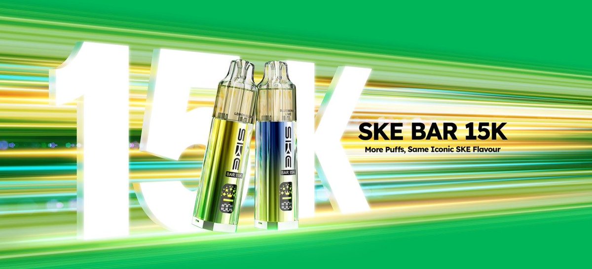 New SKE BAR 15K: Most Portable 15K Puffs, Same Iconic SKE Flavour
vape.hk/new-ske-bar-15…
