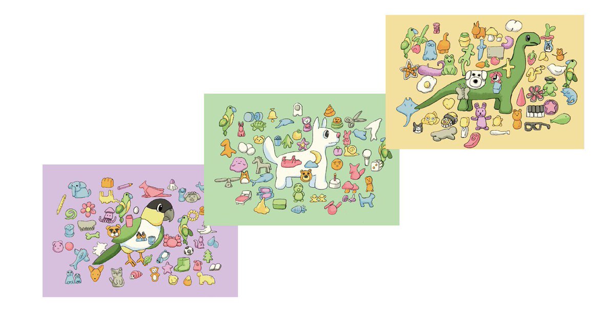 イラストポストカード