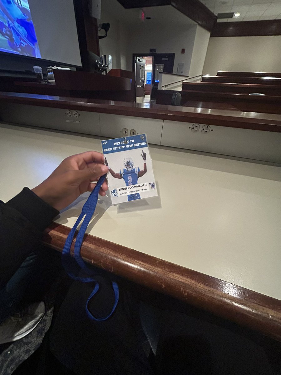 <a href="/Abbott_Burrell/">Abbott Burrell</a> thank you for the visit good luck on the year.  Blessed #AGTG #GreatToBeKing #CentralConnecticut