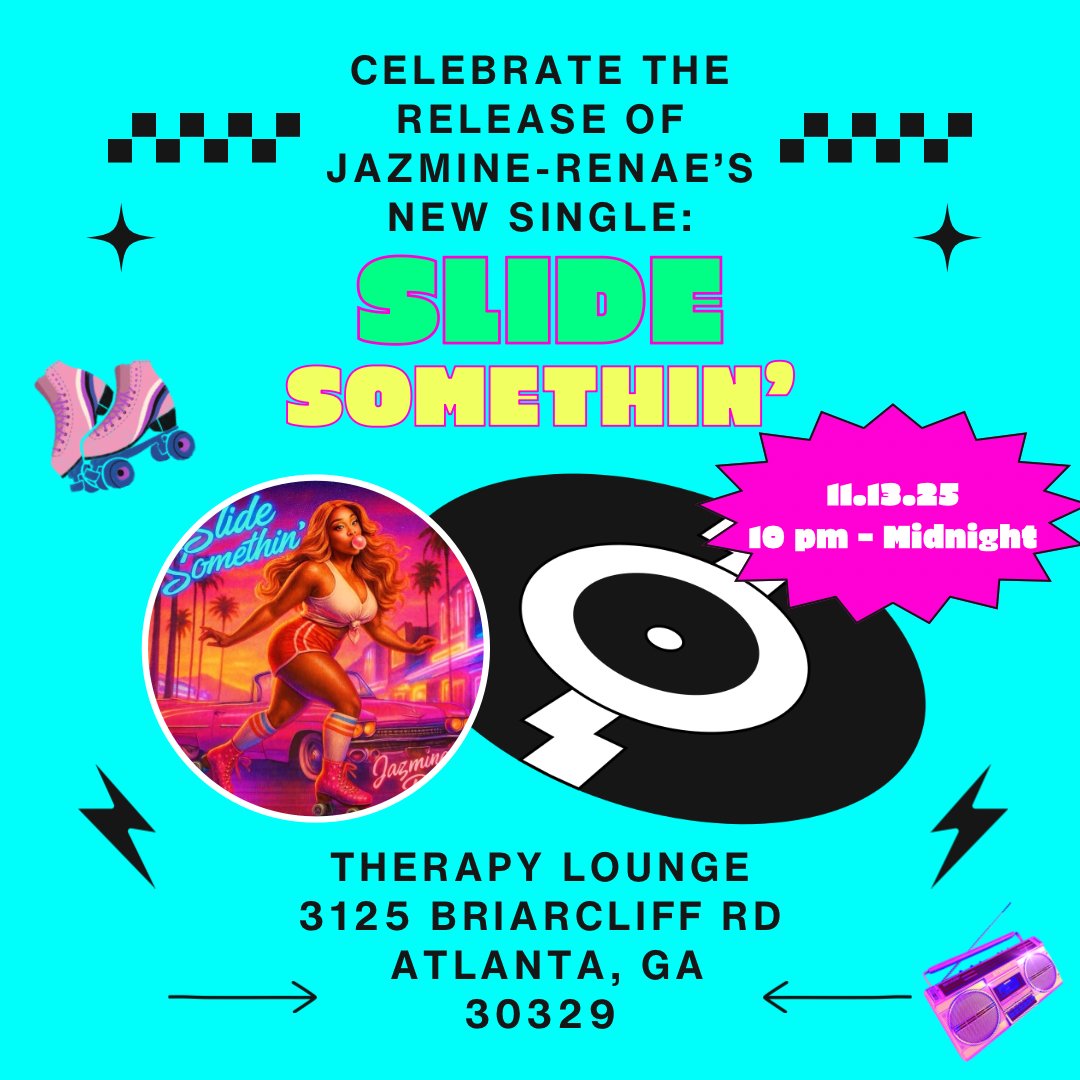 Atlanta come party with us....... Jazmine Renae single release party at Therapy ATL. This Thursday 11.13
