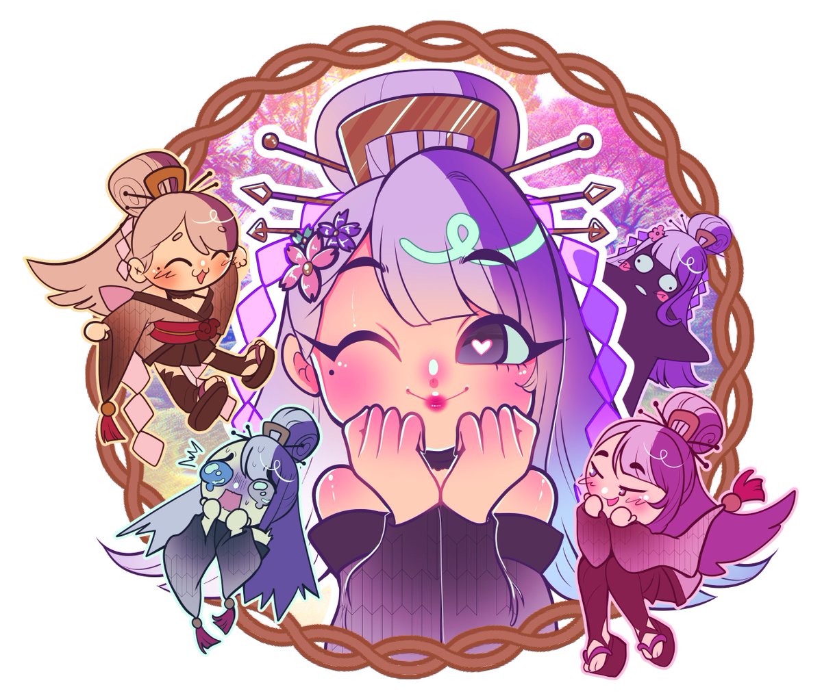 Let's start a new raffle!! (In English so it's✨International✨
Win a personalized art commission based on this YCH! 
To enter follow these steps! 
🐈Follow me! 
🐈Like &amp; RT this post 
🐈Comment a friend
Ends 24/11/25~ Good luck✨
#raffle #esvtuber #vtuber #vgen #yanderelive