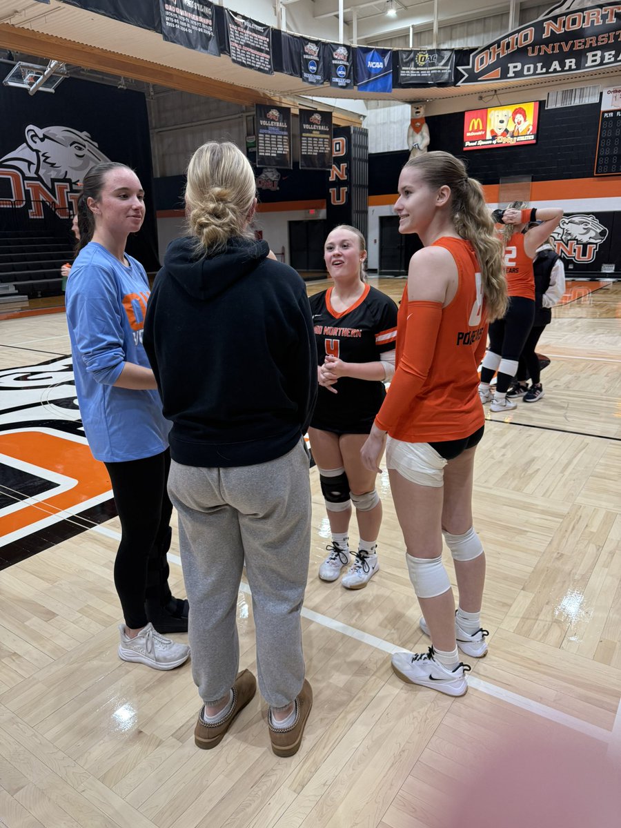 AlainaParr2028's tweet photo. I had so much fun watching the Ohio Northern vs. Wittenberg match this afternoon!! It was nice to be on campus! 
@ONUVB https://t.co/gfv2xIPTeF