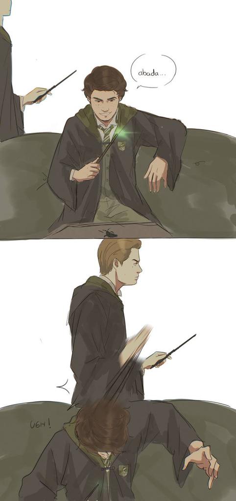 Someone needs to keep an eye on this kid. #hogwartslegacy #art #sebastiansallow #ominisgaunt