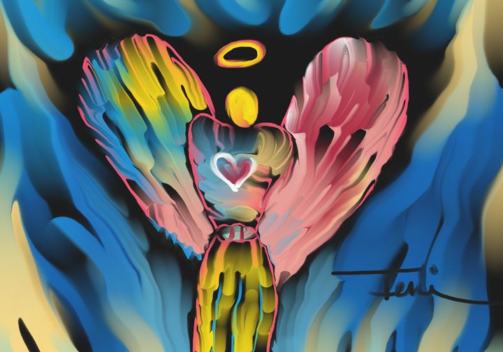 superdixie's tweet photo. Art of the Day! "Angel Light". Buy at: https://t.co/cL2bfgKVFq https://t.co/g4iKb0G5oL