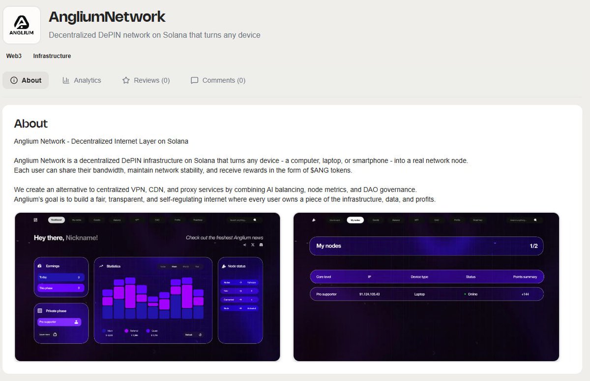 AngliumNetwork's tweet image. Greetings, community!
Anglium was built on one idea — power belongs to the people.
Now it’s time to prove it.

You got to cast your vote for us here: crafts.dev/crafts/cmhqbah…

Every click = is a voice. Every voice = is strength.
Every voting = step into a better future of…