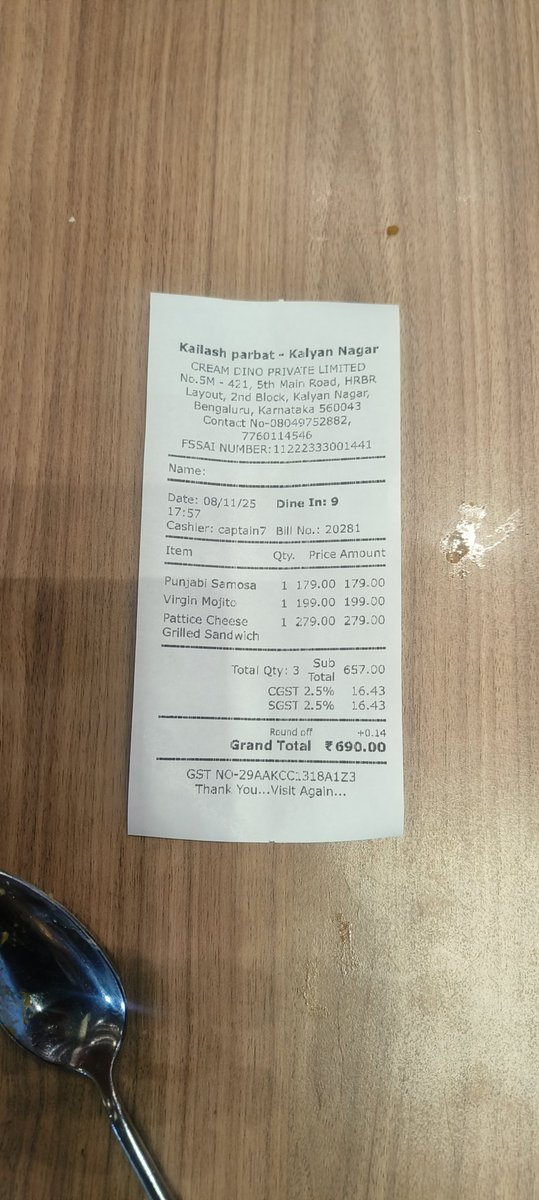 shubh057's tweet photo. Im reporting a serious issue.I ordered a sandwich at @Kailashparbatca HRBR bangalore restaurant and found worms in.This is clr hygiene failure &amp;  serious health risk.Immediate action, accountability are expected. @fssaiindia @Fssailicense @BangaloreMirror #bangalore 
#FoodSafety https://t.co/0fa48MCd5r