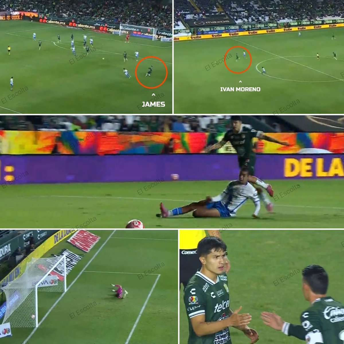 🦁 GOL DE LA FIERA, ASISTIDÓN DE JAMES 🇨🇴⚽

El León rugió con clase al minuto 🔥 20’.
James Rodríguez 🎯 metió una volea perfecta desde antes de media cancha, un pase de genio que partió la defensa del Puebla 💥 y dejó solo a Iván Moreno 🐾, que definió con frialdad.