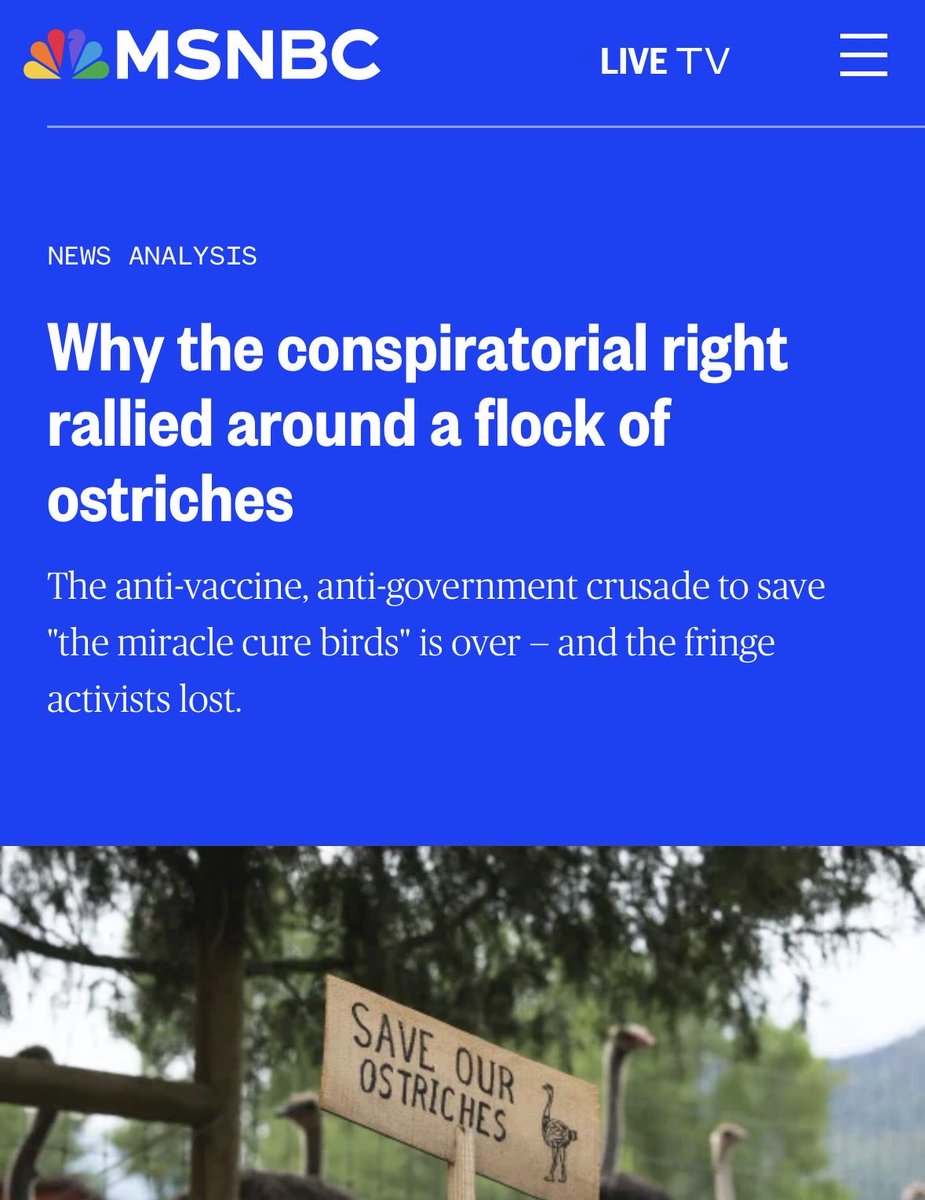 We are back to being “fringe” again. 

So someone that has compassion for living animals are conspiracy filled, anti Government &amp; anti vaccine individuals? 
You can’t hate the media enough.