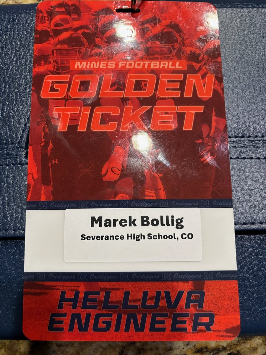 Thank you <a href="/CoachYonBoone/">Yon Boone</a> for the <a href="/MinesFootball/">Mines Football</a> Gameday visit. What a great atmosphere today!